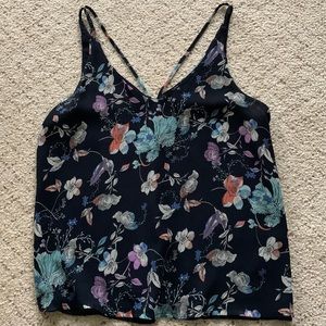 Floral sleeveless top